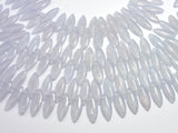 Glass Beads-Light Lavender, 8x22mm Marquise, 11 Inch-BeadXpert