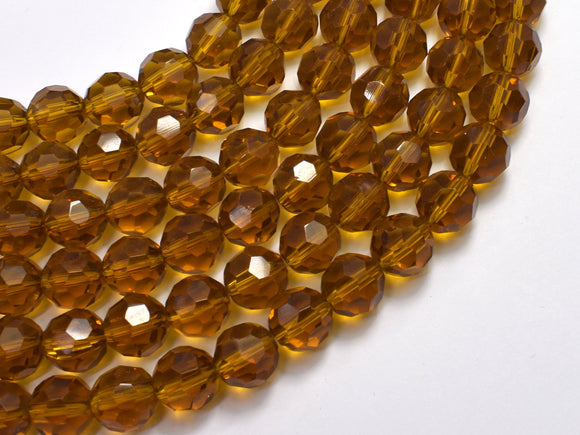 Crystal Glass Beads, 12mm Faceted Round Beads, 29 beads-BeadXpert