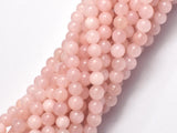Jade - Rose Pink, 4mm (4.5mm) Round-BeadXpert
