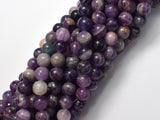 Purple Fluorite, 8mm Round Beads-BeadXpert