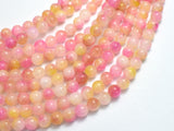 Jade - Pink & Yellow, 6mm Round-BeadXpert