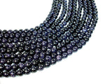 Blue Goldstone Beads, 8mm Round Beads