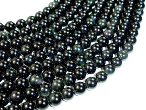Rainbow Obsidian Beads, 6mm Round Beads-BeadXpert