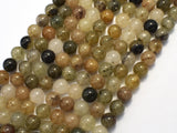 Lodolite Quartz, 8mm (8.5mm) Round-BeadXpert
