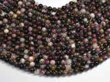 Tourmaline Beads, 6mm Round Beads-BeadXpert