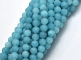 Matte Jade - Blue, 6mm Round-BeadXpert
