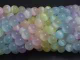 Selenite - Rainbow, 8mm (8.5mm) Round-BeadXpert