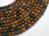 Ocean Jasper, 6mm (6.7mm), Round-BeadXpert