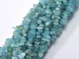 Aquamarine, 4-10mm Chips Beads, 32 Inch-BeadXpert