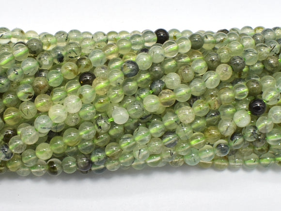 Prehnite Beads, 4mm Round Beads