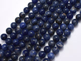 Sodalite Beads, Round, 8mm-BeadXpert