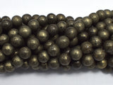 Pyrite Beads, 8mm Round Beads-BeadXpert