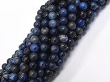 Dumortierite, 6mm Round Beads-BeadXpert
