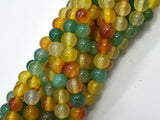 Rainbow Agate Beads, Round, 8mm, 15.5 Inch-BeadXpert