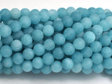 Matte Jade - Blue, 6mm Round-BeadXpert