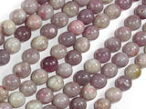 Lilac Jasper Beads, Pink Tourmaline Beads, 8mm Round Beads-BeadXpert