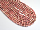 Rhodochrosite, 6mm Round Beads-BeadXpert