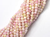 Jade - Pink & White, 4mm (4.5mm)-BeadXpert