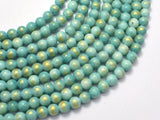 Mashan Jade - Green & Blue, 6mm (6.5mm) Round-BeadXpert