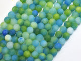 Matte Jade - Green & Blue, 6mm Round-BeadXpert