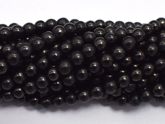 Genuine Shungite, 4mm (4.6mm) Round-BeadXpert