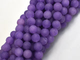 Matte Jade - Purple, 8mm Round-BeadXpert