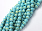 Mashan Jade - Blue, 8mm (8.5mm) Round-BeadXpert