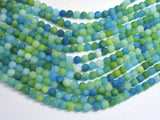 Matte Jade - Green & Blue, 6mm Round-BeadXpert