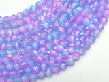 Selenite - Purple & Blue, 6mm (6.5mm) Round-BeadXpert