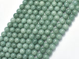 Malaysia Jade Beads- Burma Jade Color, 6mm  Round Beads