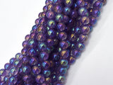 Mystic Coated Amethyst 8mm Round-BeadXpert