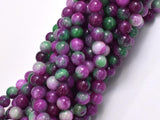 Jade - Ruby & Green, 6mm Round-BeadXpert