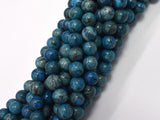 Gray Picture Jasper - Blue, 8mm (8.5mm)-BeadXpert