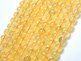 Citrine Beads, 8mm Round Beads