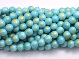 Mashan Jade - Blue, 8mm (8.5mm) Round-BeadXpert