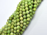 Chrysoprase Beads, 8mm (7.8mm) Round Beads-BeadXpert