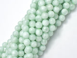 Green Angelite Beads, 8mm Round-BeadXpert