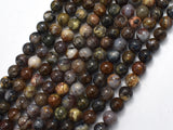 Pietersite, 7.8mm Round Beads-BeadXpert