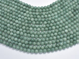 Malaysia Jade Beads- Burma Jade Color, 6mm  Round Beads