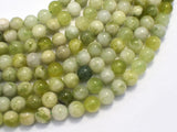 Serpentine Jade, 8mm Round Beads-BeadXpert