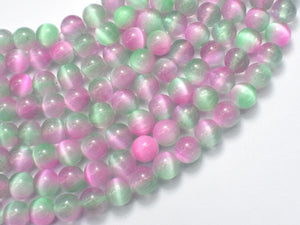 Selenite - Green & Purple, 8mm (8.5mm)-BeadXpert