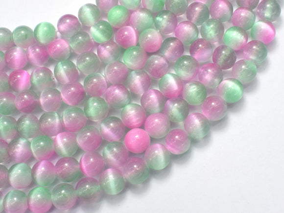 Selenite - Green & Purple, 8mm (8.5mm)-BeadXpert