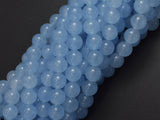 Jade - Aqua Blue, 8mm Round-BeadXpert