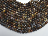 Pietersite, 7.8mm Round Beads-BeadXpert