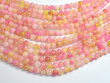 Jade - Pink & Yellow, 6mm Round-BeadXpert