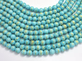 Mashan Jade - Blue, 8mm (8.5mm) Round-BeadXpert