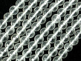 Clear Quartz Beads, 8mm Faceted Round Beads-BeadXpert