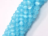 Selenite - Blue, 8mm (8.5mm) Round-BeadXpert