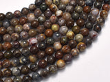 Pietersite, 7.8mm Round Beads-BeadXpert