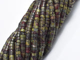 Dragon Blood Jasper, 2x4mm Heishi Disc-BeadXpert